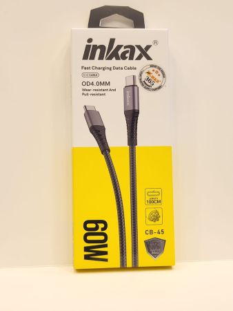 Inkax C to C 60W Fast Charging Data Cable