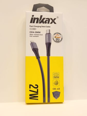 Inkax USB Cable C to Lightning Data Cable